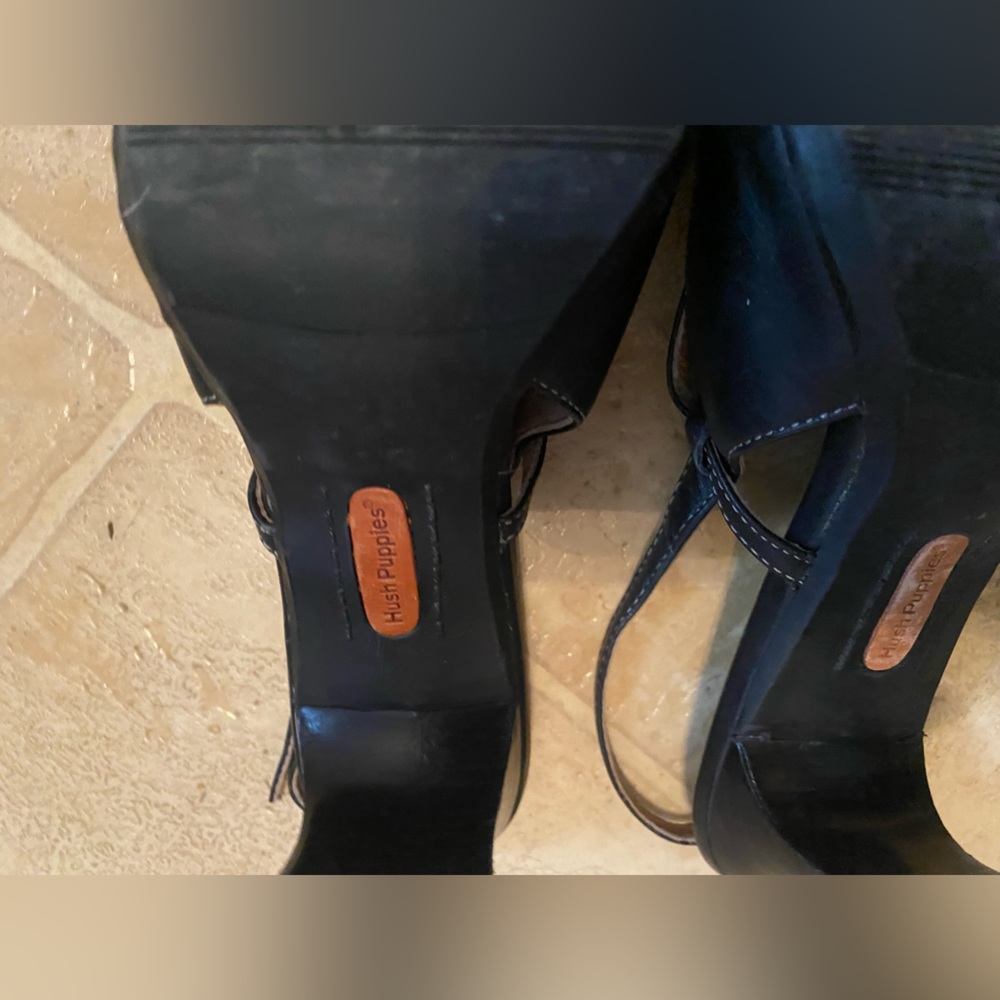Hush Puppies square toe Mary Jane heels - Picture 4 of 6